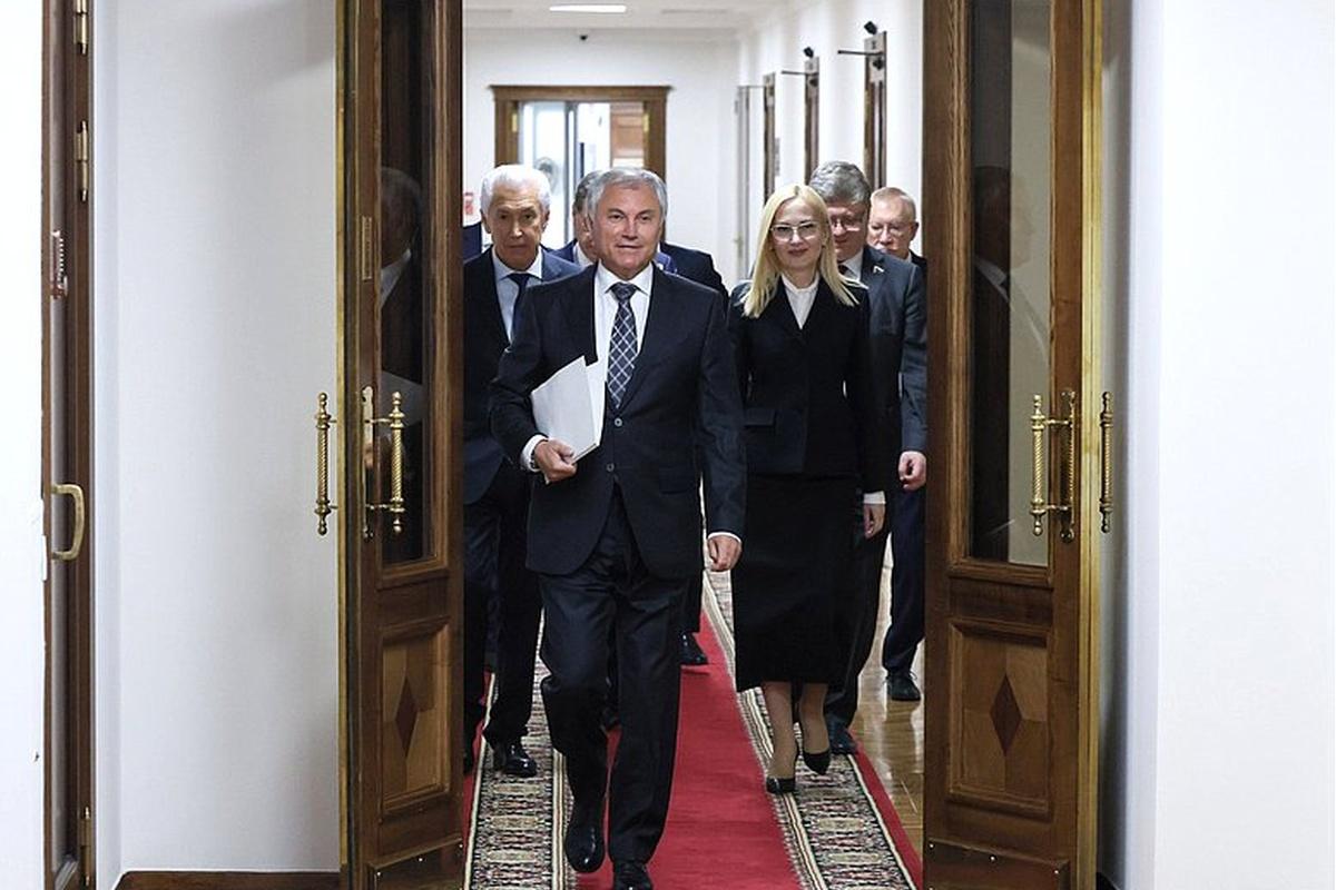 Вячеслав Володин ответил на вопрос о сохранении поста спикера Госдумы восьмого созыва