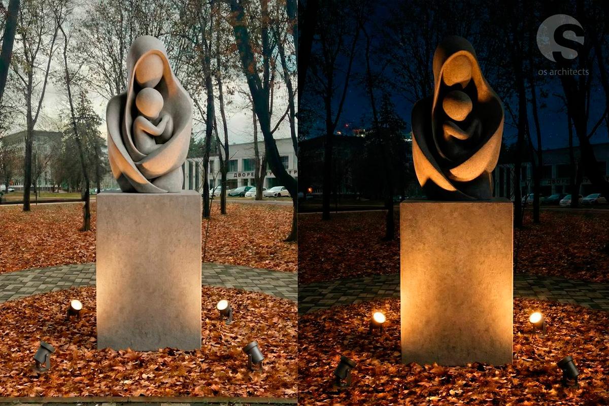 Глава Черкесска Алексей Баскаев дал старт голосованию за проект памятника Матери в парке вблизи РТИ