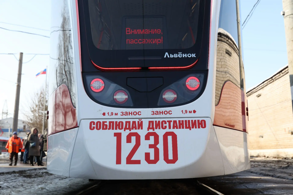 Мэр Иван Носков: В Самаре на маршруты вышли 11 новых трамваев «Львенок» - треть от запланированного объема на этот год