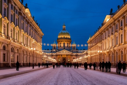 Новогодний Петербург готовится к рекордному приему гостей: ожидается более 1,2 млн туристов