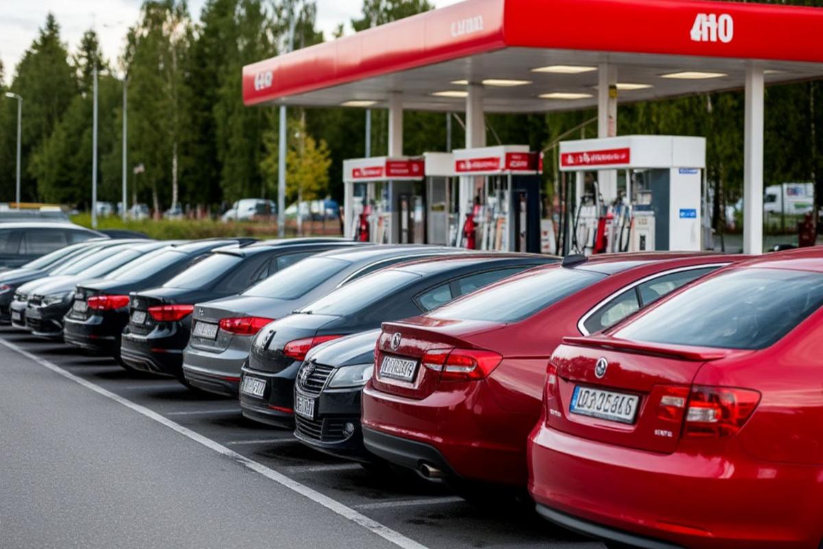 «Бензиновое паломничество»: европейцы выстроились в очереди на границе с Россией, спасаясь от цен в 193 рубля за литр