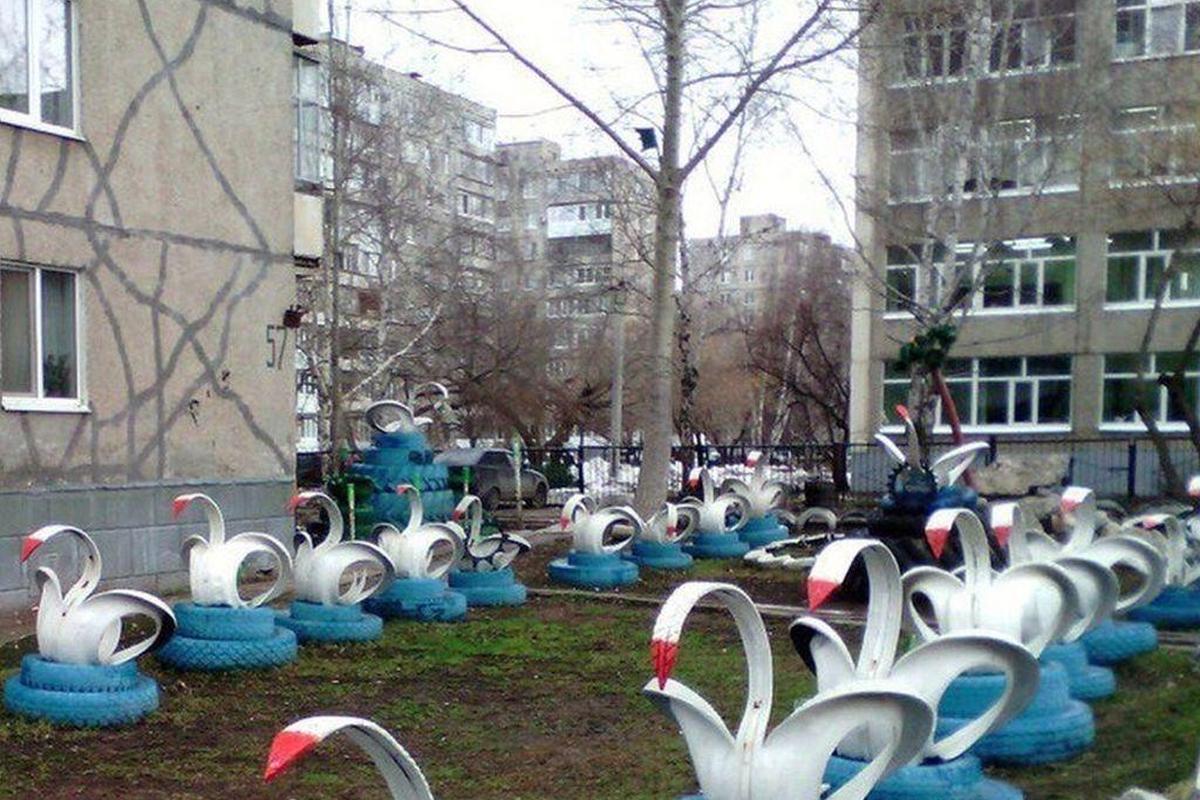 Закапывают и жгут. За «лебедей» из старых покрышек дадут административку или даже уголовку