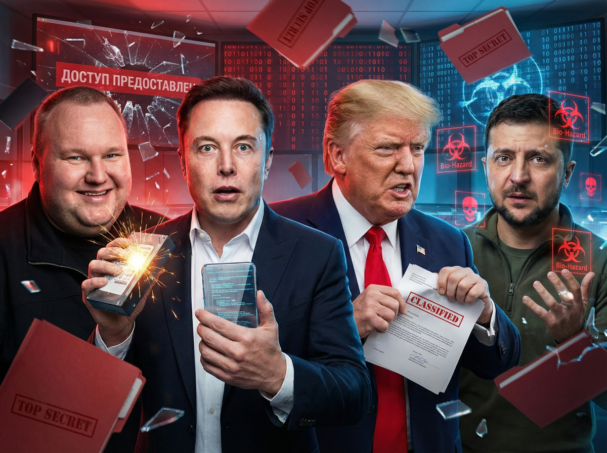 Готовится разгром России в течение года?! Хакеры взломали компанию, прослушивающую лидеров мира