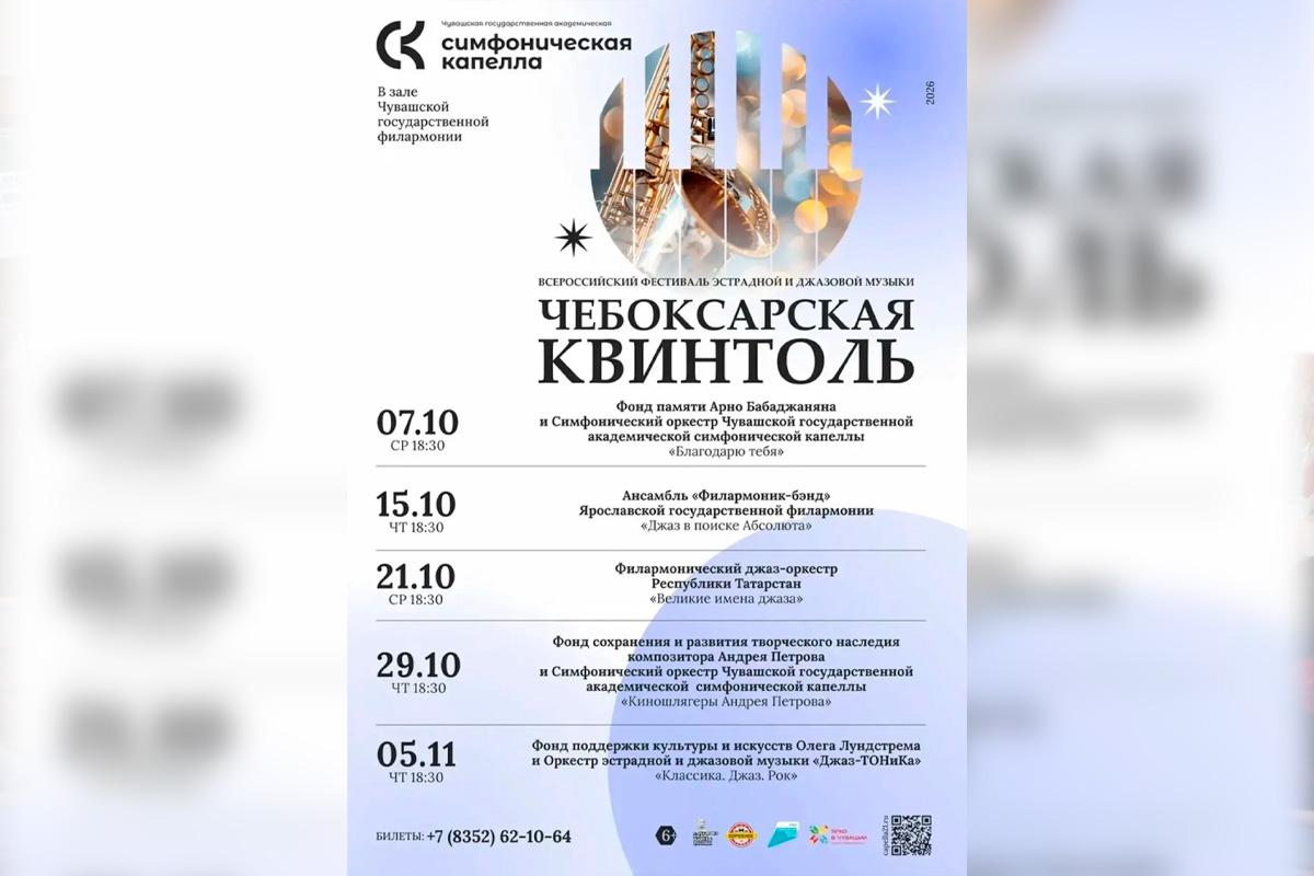 Мэр Станислав Трофимов: В Чебоксарах стартовал всероссийский фестиваль джаза и эстрадной музыки «Чебоксарская квинтоль»