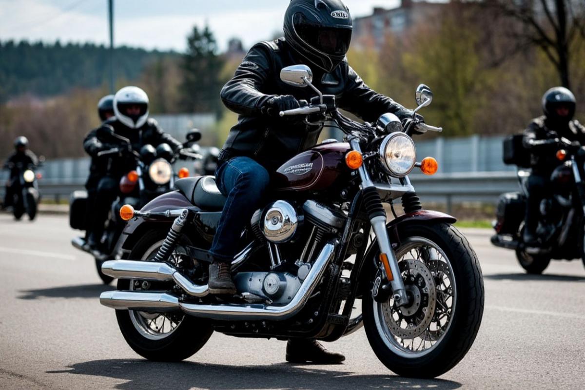 «Нужны Родине живыми»: «Ночные волки» и ГИБДД открыли мотосезон в Подмосковье контраварийной тренировкой