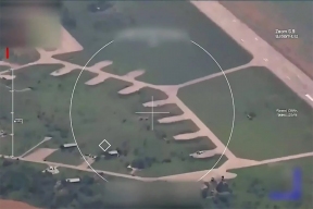 ВСУ прикрывали настоящие самолёты на аэродроме в Миргороде нарисованными