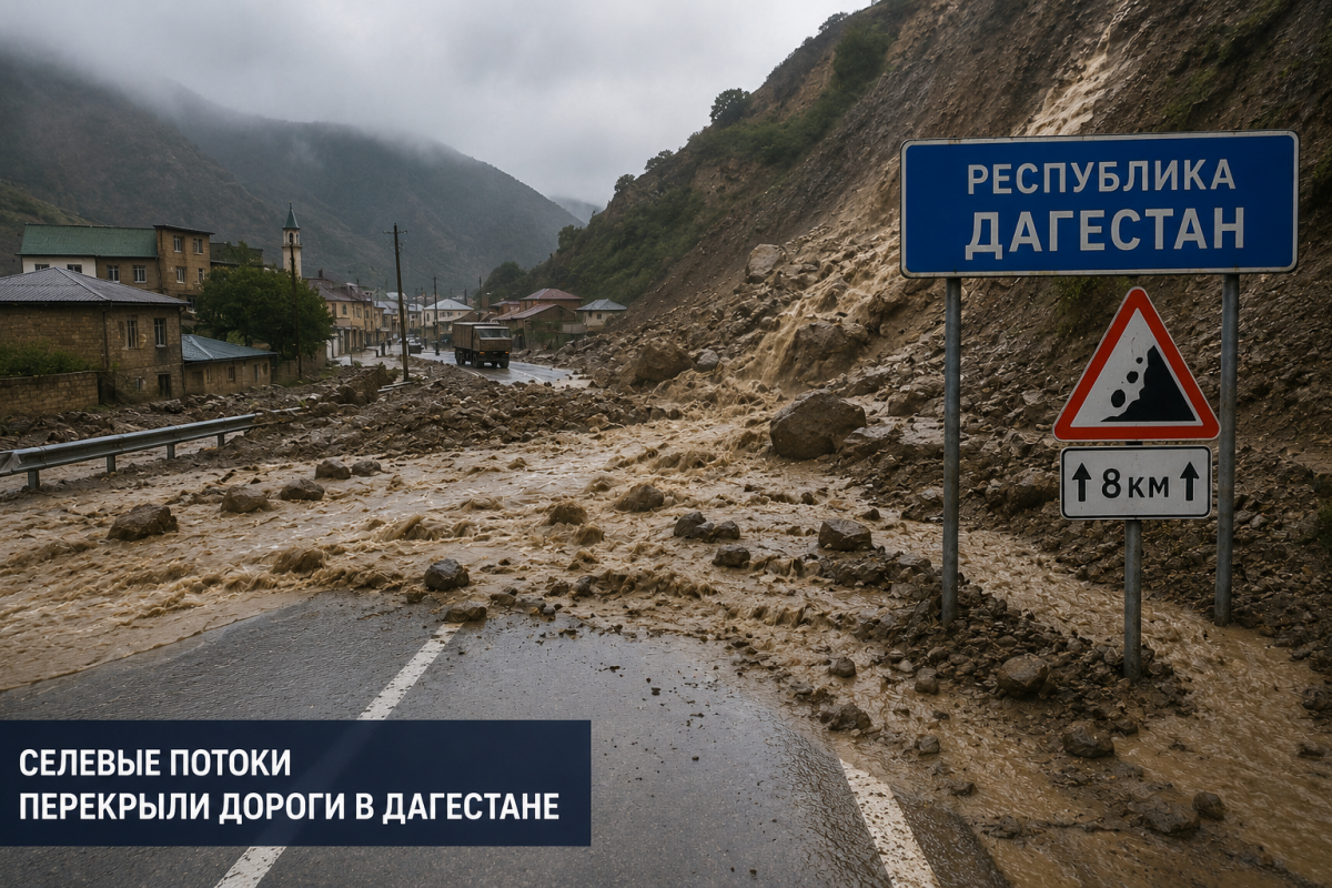 «51 село отрезано от мира»: мощные ливни в Дагестане размыли 16 дорог и разрушили газопровод