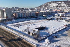 Мэр Лариса Поликанова: Готовность Магаданской площади достигла 65%, продолжается благоустройство дворовых территорий