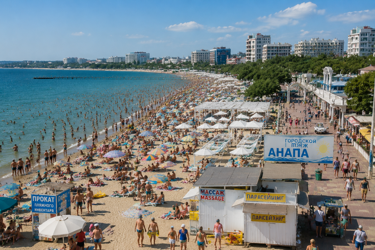Анапа признана самым бюджетным курортом для летнего отдыха