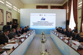 «Речь об усилении страны на стратегическом направлении»: председатель Морской коллегии РФ Николай Патрушев и губернатор Астраханской области Игорь Бабушкин обсудили развитие МТК «Север-Юг»