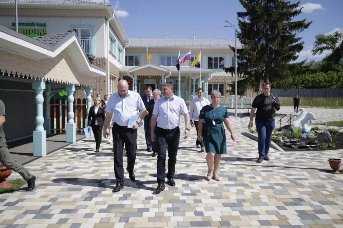 Врио губернатора Белгородской области Александр Шуваев оценил ход программы «Комплексное развитие сельских территорий» в Новооскольском округе