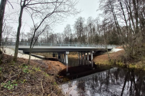 В Новгородской области досрочно сдали два моста через реки