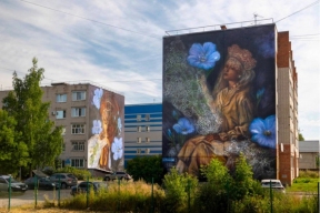 Более сотни новых муралов подарили Вологде участники фестиваля «Палисад-2025»
