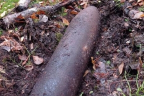 Под Архангельском случайно нашли французский снаряд столетней давности