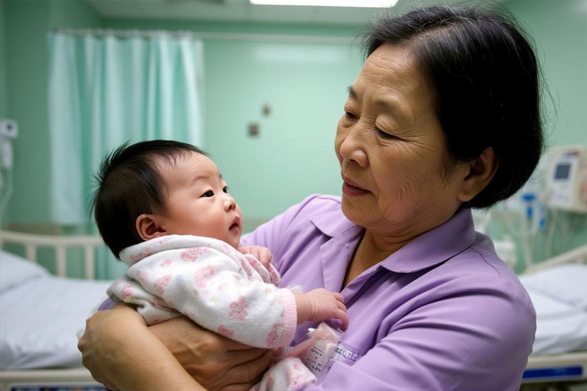 63-летняя китаянка родила дочь через ЭКО, несмотря на протесты врачей и родни