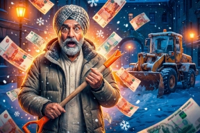 100 тысяч за лопату, есть ли правда в слухах о «золотых» метлах? В Петербурге высадился десант дворников из Индии