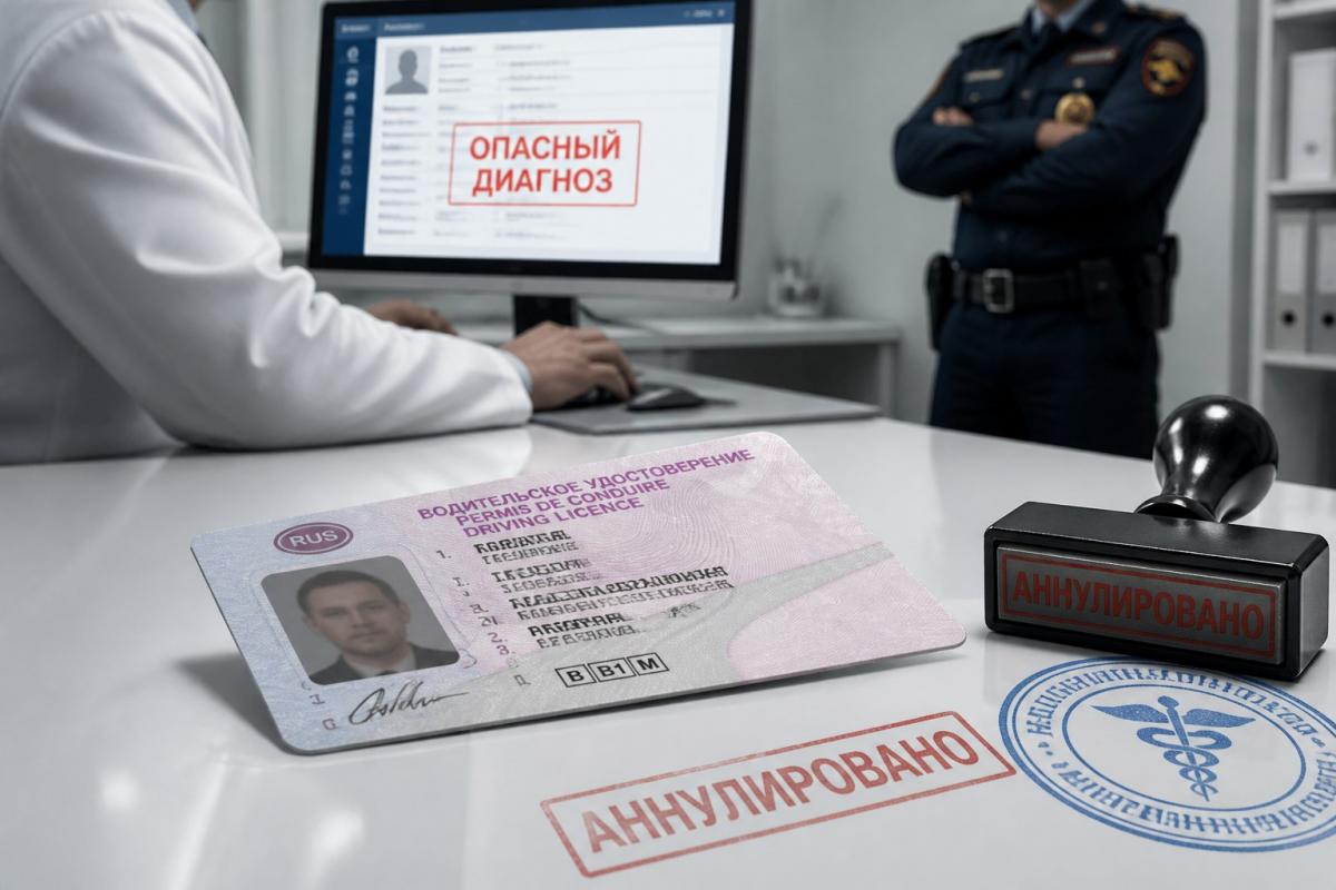 «Дураков» на дорогах станет меньше. У россиян будут отзывать водительские права при выявлении опасных болезней