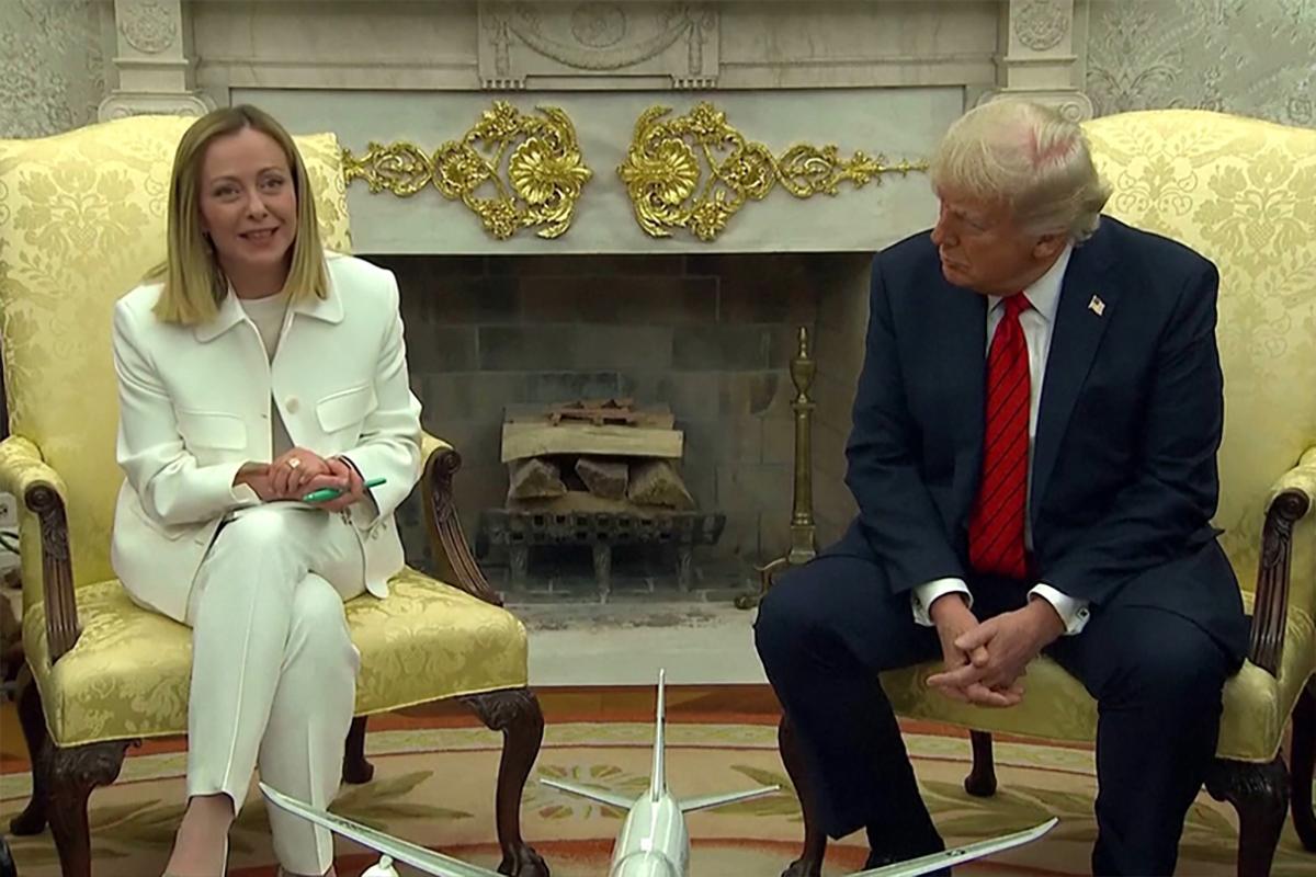 Мелони на встрече с Трампом запустила лозунг «Сделаем Запад снова великим»