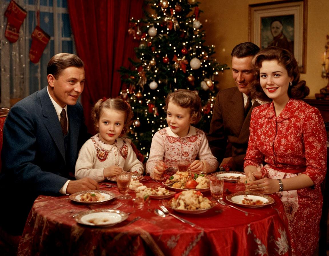 Шампанское — одна бутылка. Салат на весь стол. Как отмечали Новый год в СССР