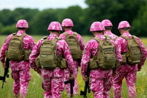 Розовая экипировка набирает популярность у ВСУ