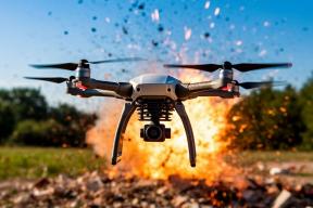 Беспилотник врезался в многоэтажку в Екатеринбурге