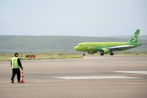 Аэропорт Кызыла впервые за более чем 30 лет принял крупнейшее воздушное судно