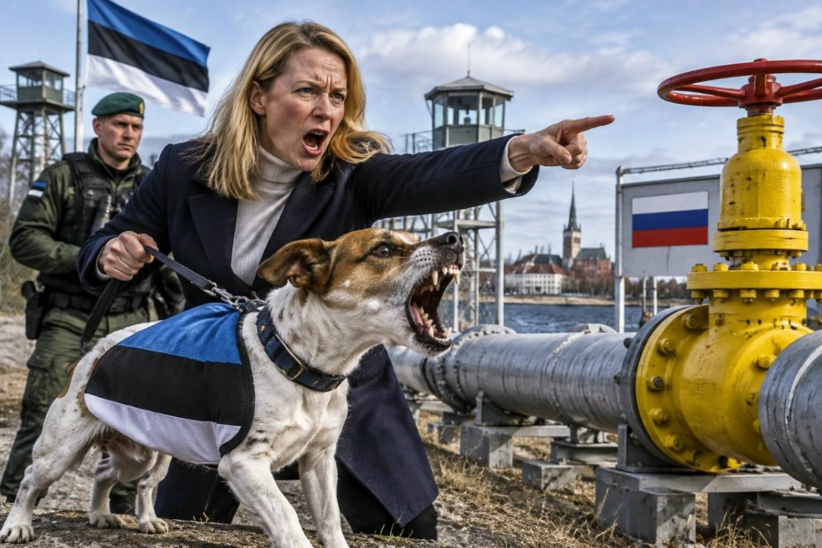 Моська разошлась! Эстония требует перекрыть газопровод в Калининград