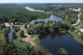 При расчистке реки Колпь во Владимирской области рабочие удалили около 293 тыс. кубометров отложений