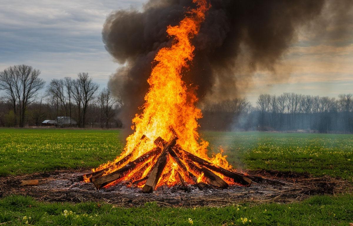 Огонь пришел раньше прогноза: в регионах уже горят поля и леса