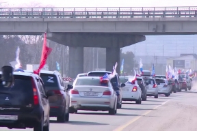 «Крымский прорыв»: автопробег в честь годовщины воссоединения стартовал из Симферополя и проедет 7 регионов до Москвы