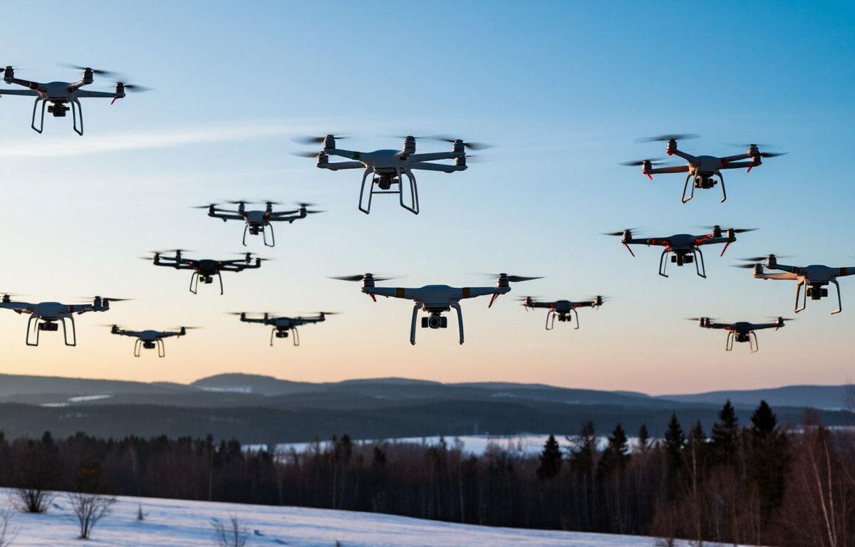 Российские бойцы готовят рой дронов для ударов по ВСУ