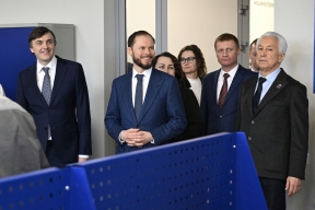 Врио губернатора Виталий Королев продемонстрировал министру просвещения РФ Сергею Кравцову возможности Тверской области для подготовки рабочих специальностей по проекту «Профессионалитет»