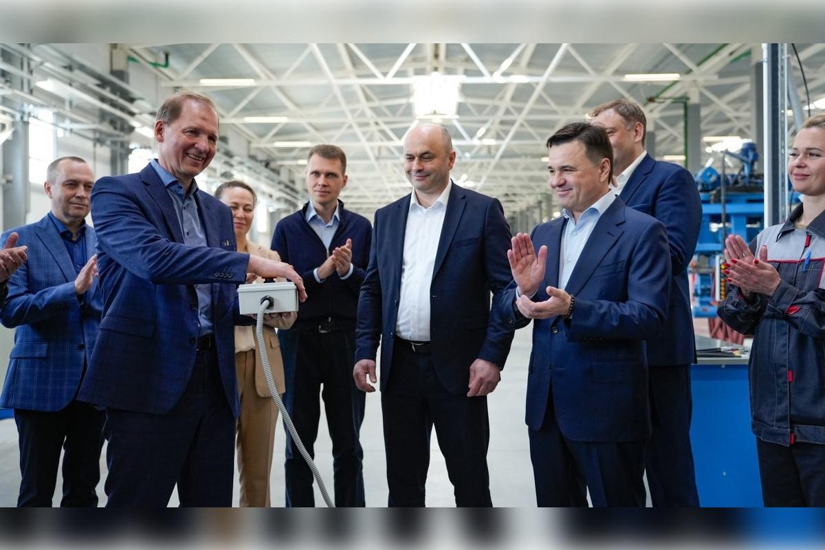 Андрей Воробьев запустил новый кабельный завод в Воскресенске