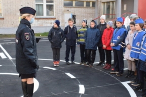 В ивановской школе №5 обустроили площадку по безопасности дорожного движения