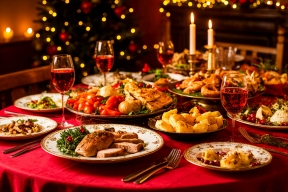 Эксперты рассчитали стоимость традиционного новогоднего стола в 2025 году
