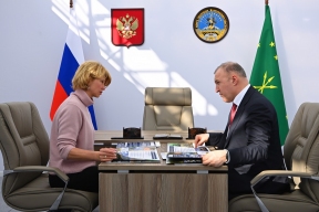 Рекорды, успехи и планы на будущее: министр сельского хозяйства РФ Оксана Лут и глава Адыгеи Мурат Кумпилов обсудили вопросы развития АПК