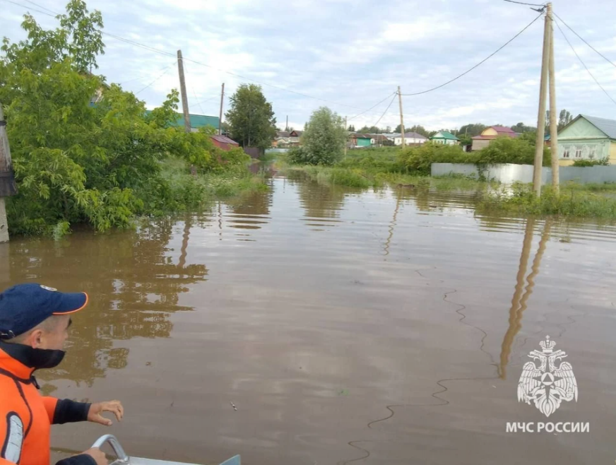 В Башкирии из-за сброса воды на водохранилище затопило 8 домов