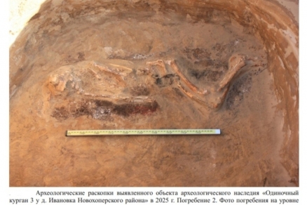 На Воронежской земле найдены погребения бронзового века