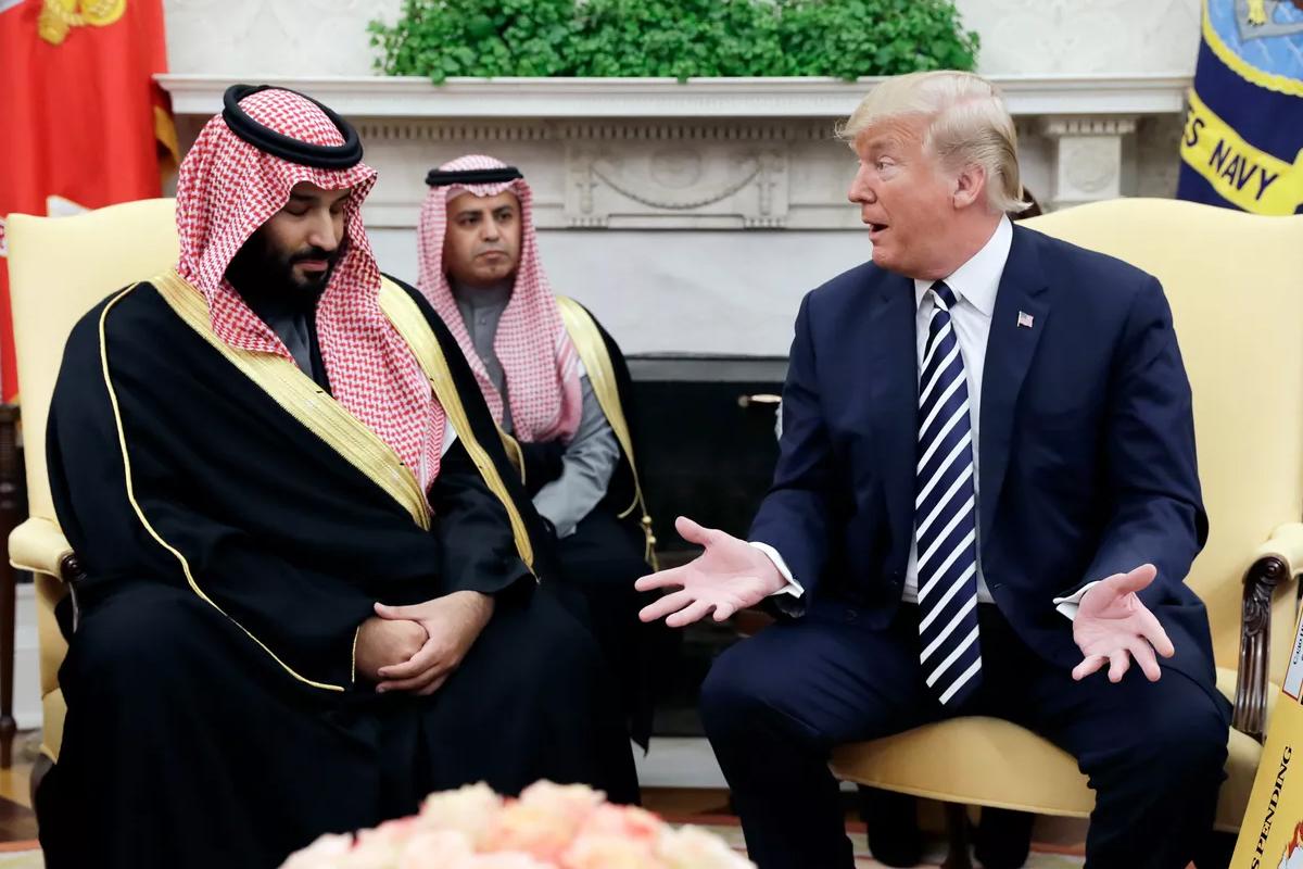 Трамп рассказал о первой встрече с наследным принцем Саудовской Аравии