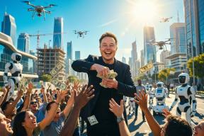 Маск хочет платить всем деньги просто так. Работать скоро станет не нужно. Что за этим стоит?