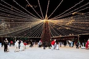 Зима только началась, а в московских парках катки принимают первых посетителей
