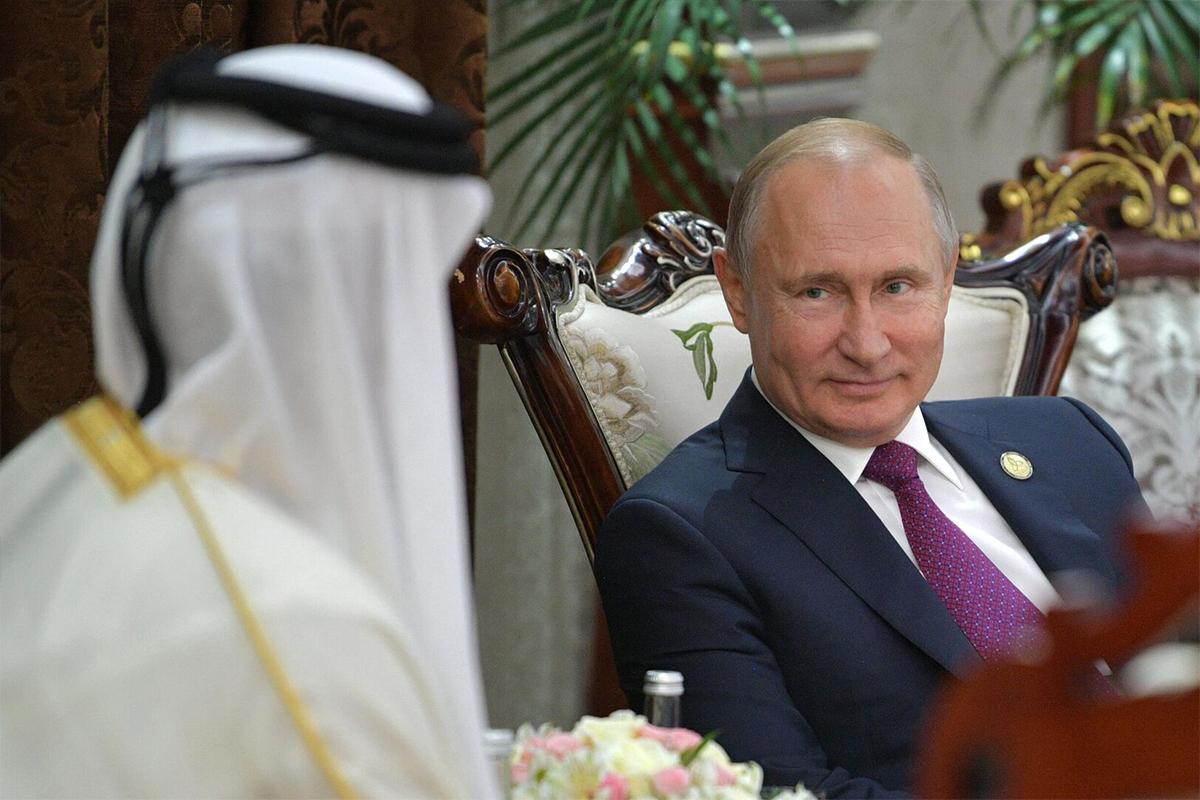 Путин проведет в Кремле переговоры с эмиром Катара
