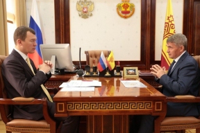 Министр спорта Михаил Дегтярев прибыл в Чувашию с рабочим визитом