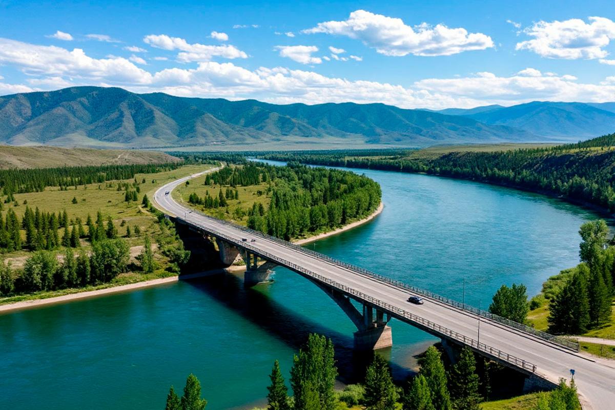 В Туве построят шестой мост через Енисей в обход затратного шоссе