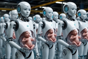 Китайцы создают робота для вынашивания детей. Женщинам больше не придется рожать? «Мама» за 1 млн рублей