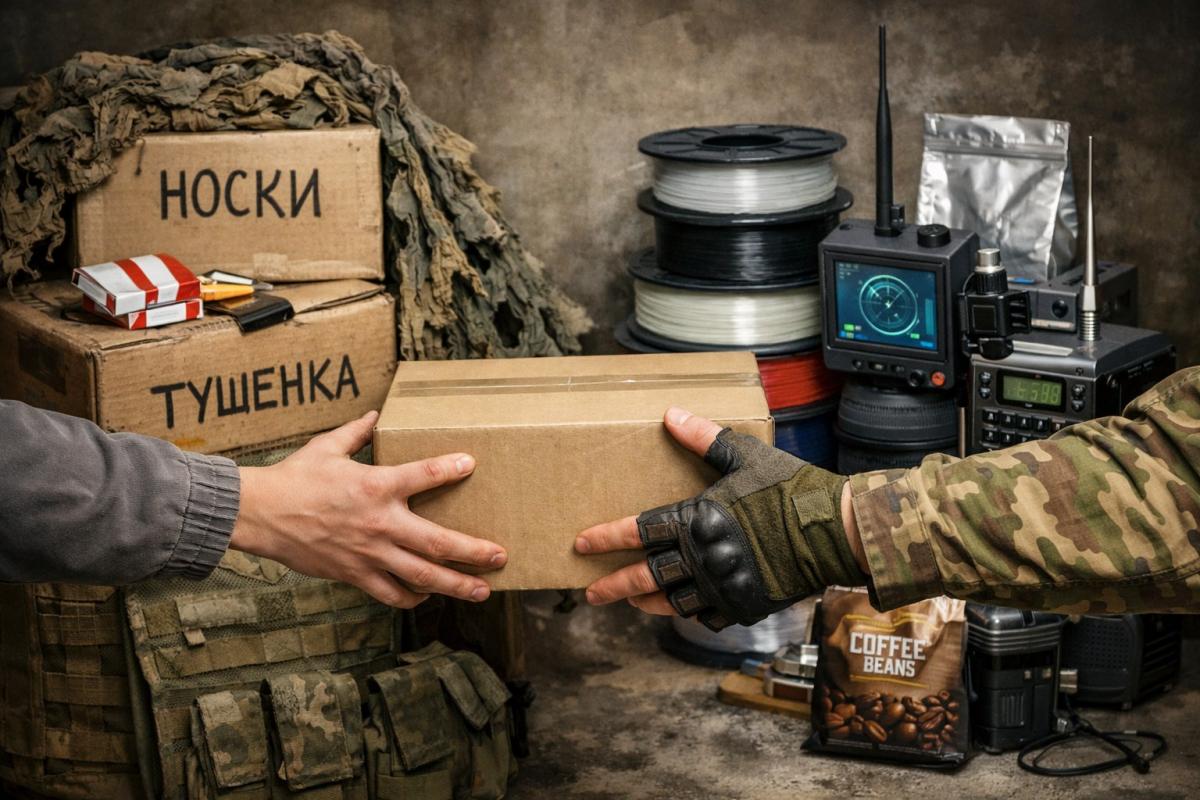 Эволюция «гуманитарки». Носки против процессоров: как за 4 года изменились запросы фронта