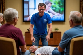 В ЕАО волонтеры-медики научили пожилых людей оказанию первой помощи