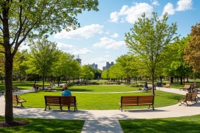 В Подмосковье будут обновлены 17 парков, 10 набережных, девять лесопарков