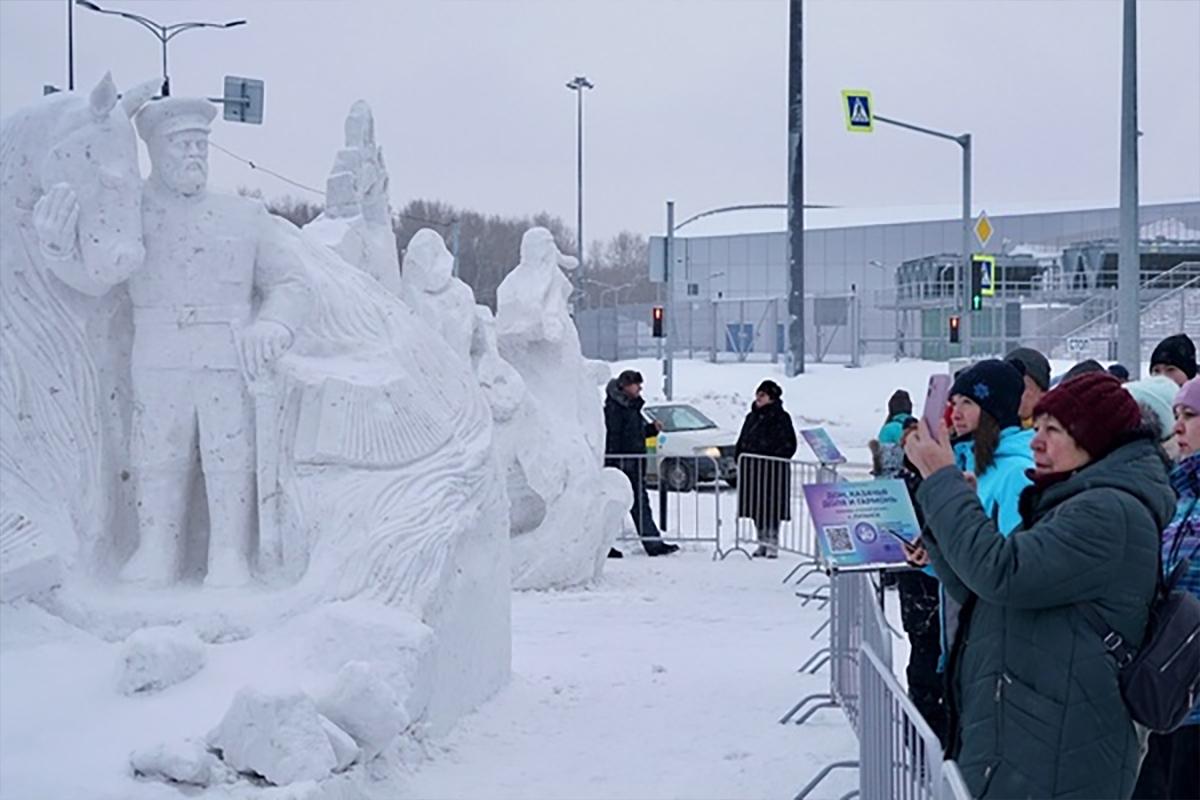 В Новосибирске начнут демонтаж выставки снежных скульптур