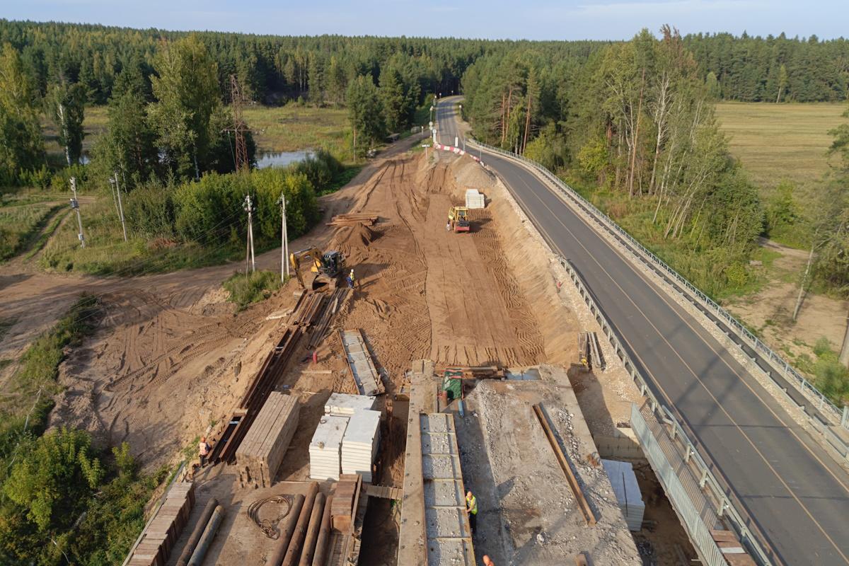 На трассе «Золотое кольцо» в Тверской области мост через Медведицу расширят до 13,5 метра